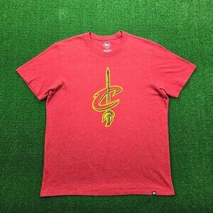 Cleveland Cavaliers Tshirt Men Large Red Short Sleeve CAVS NBA Basketball Sports